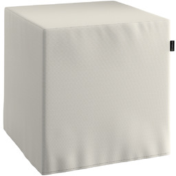 Pufa kostka, silver(jasnoszary), 40 x 40 x 40 cm, Cotton Panama