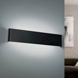 ORION Kinkiet LED Accent, czarny, salon / jadalnia, aluminium, nowoczesny