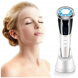 Mezoterapia Bezigłowa Masażer Twarzy EMS Lifting 5w1 PREZENT DLA KOBIETY na DZIEŃ KOBIET
