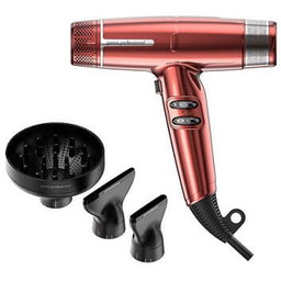 GA.MA IQ Lite Max, super lekka suszarka (314g), czerwony, 1700W