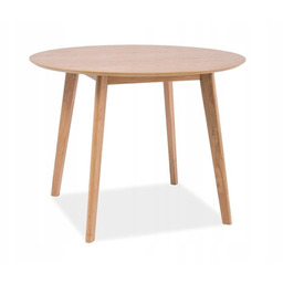 Stół Mosso II okrągły dąb 90x90 Signal
