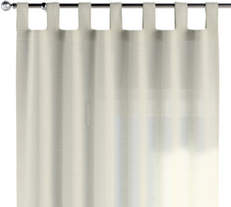Zasłona na szelkach 1 szt., prześwitujący ecru, Romantica