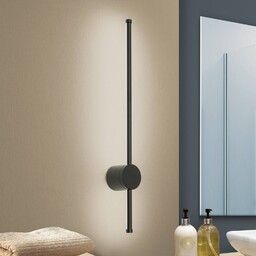 ORION Kinkiet LED Ferdinand, czarny, salon / jadalnia, aluminium, nowoczesny