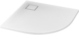 CERSANIT Brodzik półokrągły SET B185 TAKO SLIM 90x4 biały + syfon S601-120