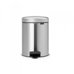 Brabantia Poland Sp. Z.o.o Kosz Pedałowy NEWICON 5L Matt Steel FPP Fingerprint Proof
