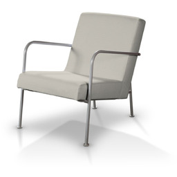 Pokrowiec na fotel Ikea PS, silver(jasnoszary), fotel Ikea PS, Cotton Panama
