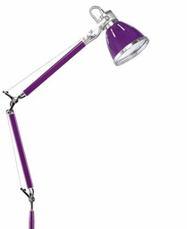 Lampa stojąca, wysoka, podłogowa, biurowa fiolet JERONA 180cm 7051114