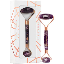 CRYSTALLOVE Roller do masażu twarzy z Ametystu