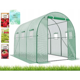 Tunel Ogrodowy Foliowy Szklarnia 3x2m Folia Foliak 6m2 +dodatki