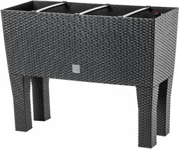 Doniczka z systemem nawadniania Trikala 80 cm, antracyt