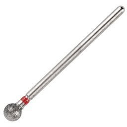 Frez diamentowy kulka 5 mm czerwony delikatny
