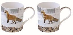 KUBKI PORCELANOWE - WILD LIFE Lis (283 WLRF) - Kpl. 2 szt.