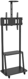 Techly 106107 Mobilny stojak do telewizora LED/LCD, 32-70'', 60kg, 3 półki
