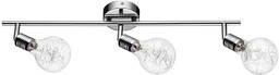 Lampa BULBS listwa sufitowa 3pkt żarówki metalowo - szklane 2507328