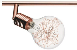 Lampa BULBS listwa sufitowa 3pkt żarówki miedziano - szklane 2507313