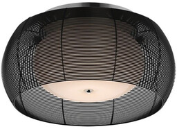 Lampa sufitowa TANGO 40cm czarna siatka MX1104-2L 50cm