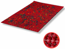 Mata do masażu Lyapko 6,8 - czerwony