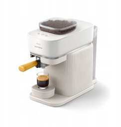 Philips Baristina ciśnieniowy ekspres do kawy biały żółta kolba BAR300/03
