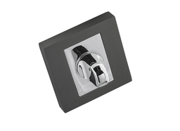 ROZETA KWADRATOWA WC KOLOR GRAFIT CHROM SIGCWC