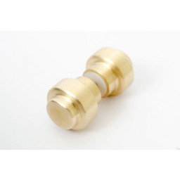 Gałka drzwiowa Dwustronna Hip 30 Mosiężna Szczotkowana Nielakierowana