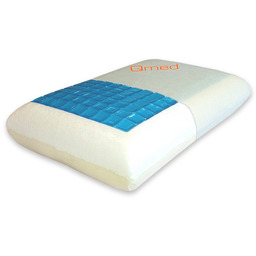 Poduszka ortopedyczna Qmed z żelem chłodzącym - PAMIĘĆ KSZTAŁTU (Comfort Gel Pillow)