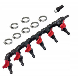 Rozdzielacz powietrza 1x6 do oczyszczalni, stawu