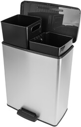 Kosz na śmieci z pedałem Curver Deco bin Duo 26+26L