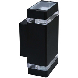 Zewnętrzna LAMPA ścienna GILBERT 307866 Polux elewacyjna OPRAWA prostokątna LED 20W 3000K outdoor IP44 czarna