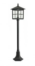 SU-MA Wenecja K 5002/2/KW lampa stojąca czarna E27 IP43 106cm