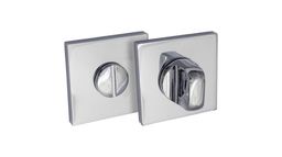 ROZETA KWADRATOWA BLITZ SLIM CHROM WC