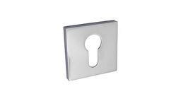 ROZETA KWADRATOWA BLITZ SLIM CHROM WKŁADKA