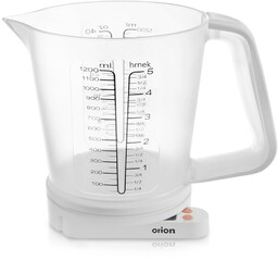 Waga kuchenna z miarką 5 kg, 1,2 l