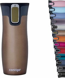 Contigo Uniseks West Loop 2095796 Kubek Termiczny, Złoty/Szary, 470 ml