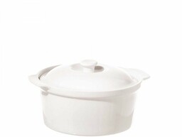 La Porcellana Bianca Okrągła Waza Z Pokrywą 28 Cm Cortona