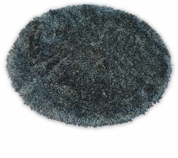 Dywan LOVE SHAGGY koło wzór 93600 czarny koło 120 cm