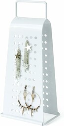 Gelco 3467937095610 Stojak na biżuterię Recup metal biały 9x11,5x26 cm