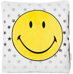 Nici 40726 - pluszowy koc Smiley 144 x 120 cm