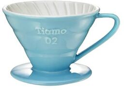 Ceramiczny drip Tiamo z uchem V02 - Różowy