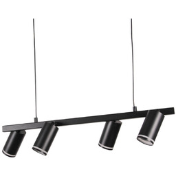 Polux Wisząca lampa nad stół z reflektorkami PARIS 325358 czarny