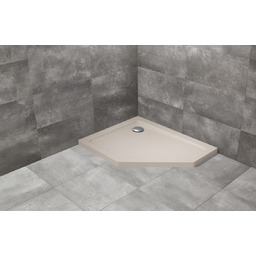 Radaway Doros PT E Stone brodzik pięciokątny 90x80 lewy kaszmirowy SDRPT9080-01-84SL