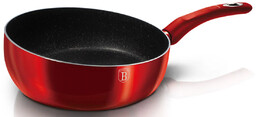 Edinos Aluminiowy czerwony wok na każdy typ kuchenki 26cm M3-M47