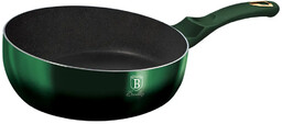 Edinos Aluminiowy wok w zielonym metalicznym kolorze 26cm P9-M16