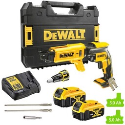 DEWALT Wkrętarka do regipsów DCF620P2K-QW zestaw akumulatorów