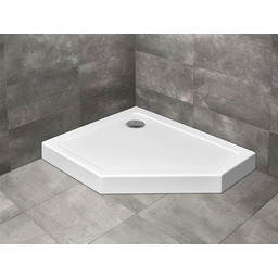 Radaway Doros PT E Compact brodzik pięciokątny 90x80cm lewy z obudową SDRPTP9080-05L