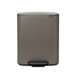 Brabantia Poland Sp. Z.o.o Kosz pedałowy BO 60L Platinum