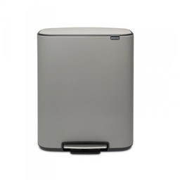 Brabantia Poland Sp. Z.o.o Kosz pedałowy BO 60L Mineral Concrete Gray