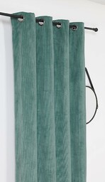 LINDER Alberta termiczna zasłona zaciemniająca i izolująca termicznie - 140x260cm - Wodna zieleń