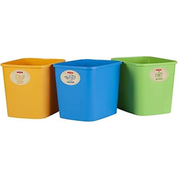 Curver Eko Kosz na Śmieci, Wielokolorowy, 3 x 9 l