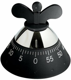 Alessi KITCHEN TIMER Minutnik Kuchenny - Czarny