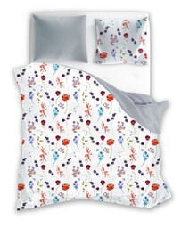 Faro Pościel bawełniana 160x200 Pure 12 biała szara kolorowa